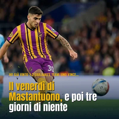 Il venerdì di Mastantuono, e poi tre giorni di niente
