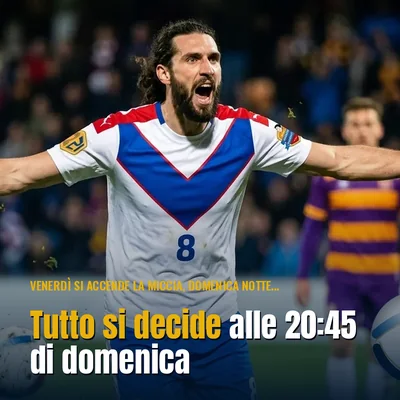 Tutto si decide alle 20:45 di domenica