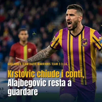 Krstovic chiude i conti, Alajbegovic resta a guardare