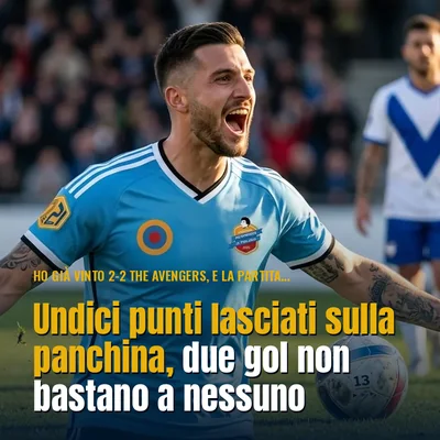 Undici punti lasciati sulla panchina, due gol non bastano a nessuno