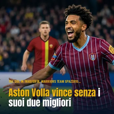 Aston Volla vince senza i suoi due migliori