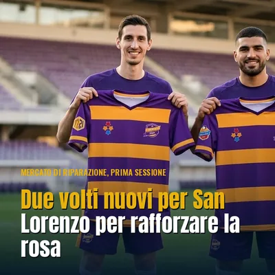 Due volti nuovi per San Lorenzo per rafforzare la rosa
